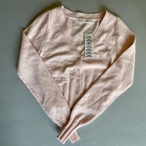 Urban Outfitters Light Pink Cardigan Sweater